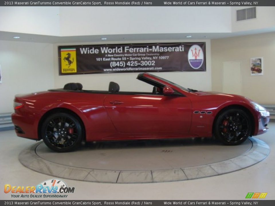 2013 Maserati GranTurismo Convertible GranCabrio Sport Rosso Mondiale (Red) / Nero Photo #14