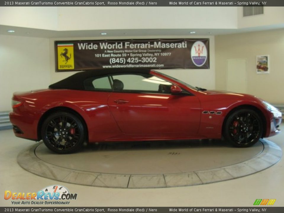 2013 Maserati GranTurismo Convertible GranCabrio Sport Rosso Mondiale (Red) / Nero Photo #15