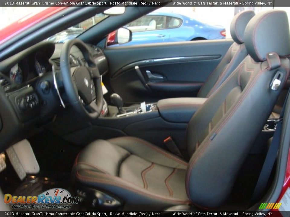 Nero Interior - 2013 Maserati GranTurismo Convertible GranCabrio Sport Photo #17