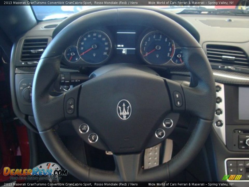 2013 Maserati GranTurismo Convertible GranCabrio Sport Steering Wheel Photo #22