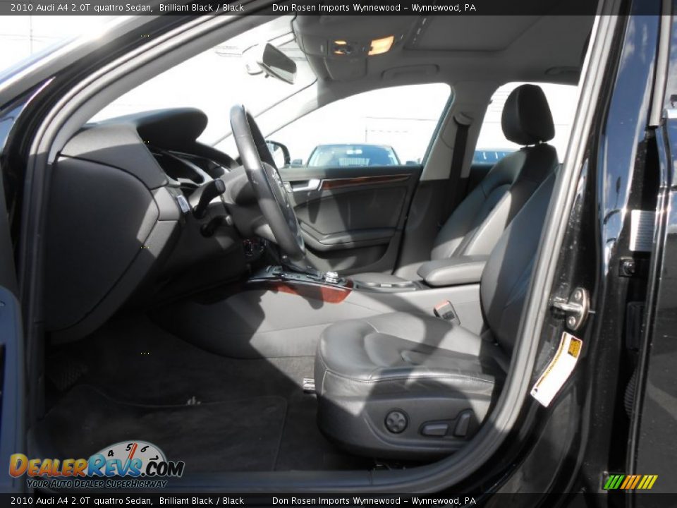 2010 Audi A4 2.0T quattro Sedan Brilliant Black / Black Photo #10