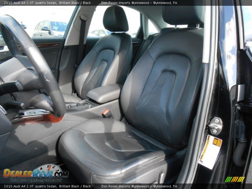 2010 Audi A4 2.0T quattro Sedan Brilliant Black / Black Photo #11