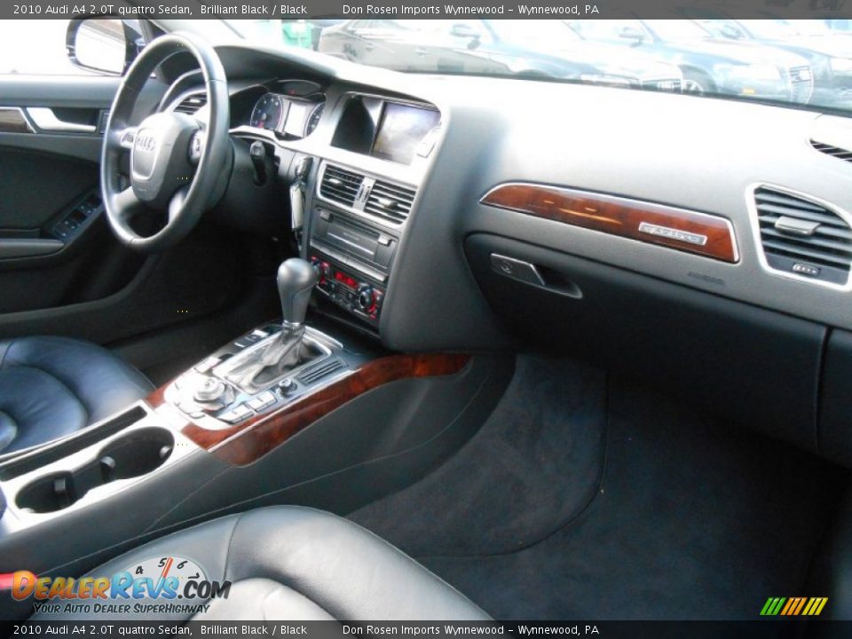 2010 Audi A4 2.0T quattro Sedan Brilliant Black / Black Photo #12