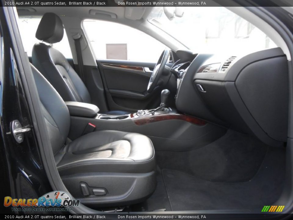 2010 Audi A4 2.0T quattro Sedan Brilliant Black / Black Photo #13