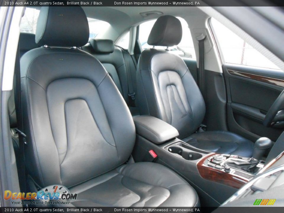 2010 Audi A4 2.0T quattro Sedan Brilliant Black / Black Photo #14