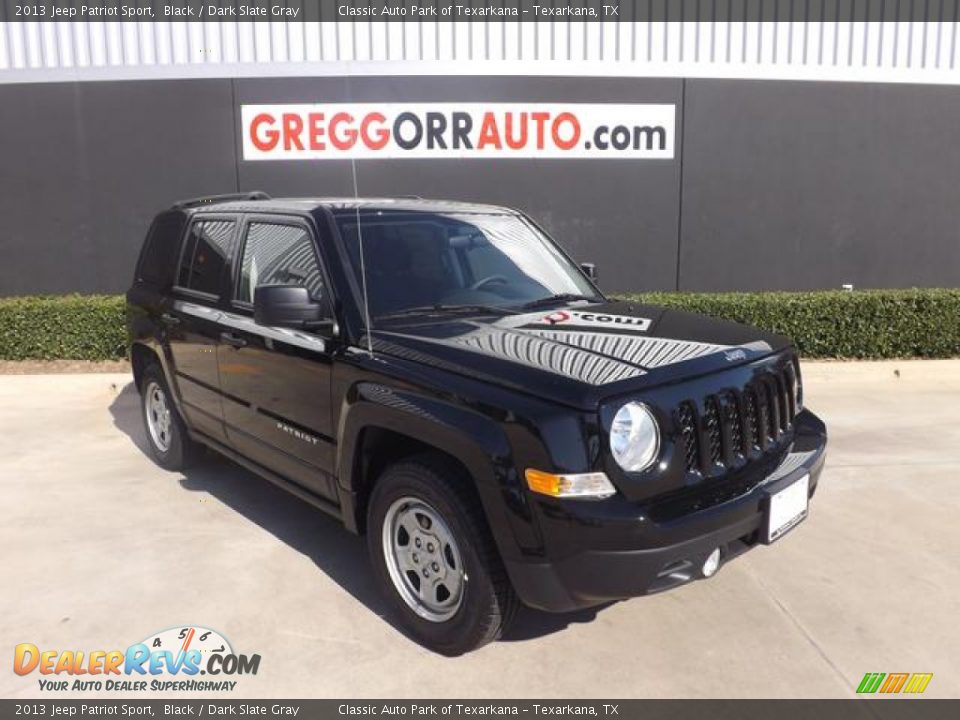 2013 Jeep Patriot Sport Black / Dark Slate Gray Photo #1