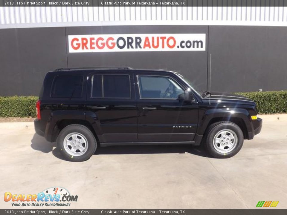 2013 Jeep Patriot Sport Black / Dark Slate Gray Photo #3