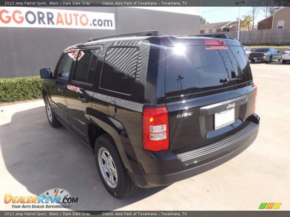 2013 Jeep Patriot Sport Black / Dark Slate Gray Photo #5