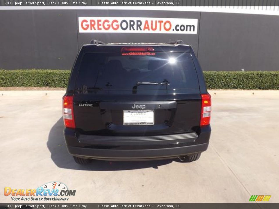 2013 Jeep Patriot Sport Black / Dark Slate Gray Photo #6
