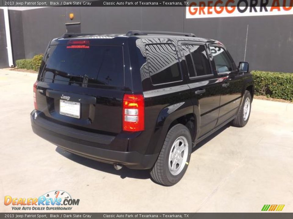 2013 Jeep Patriot Sport Black / Dark Slate Gray Photo #7
