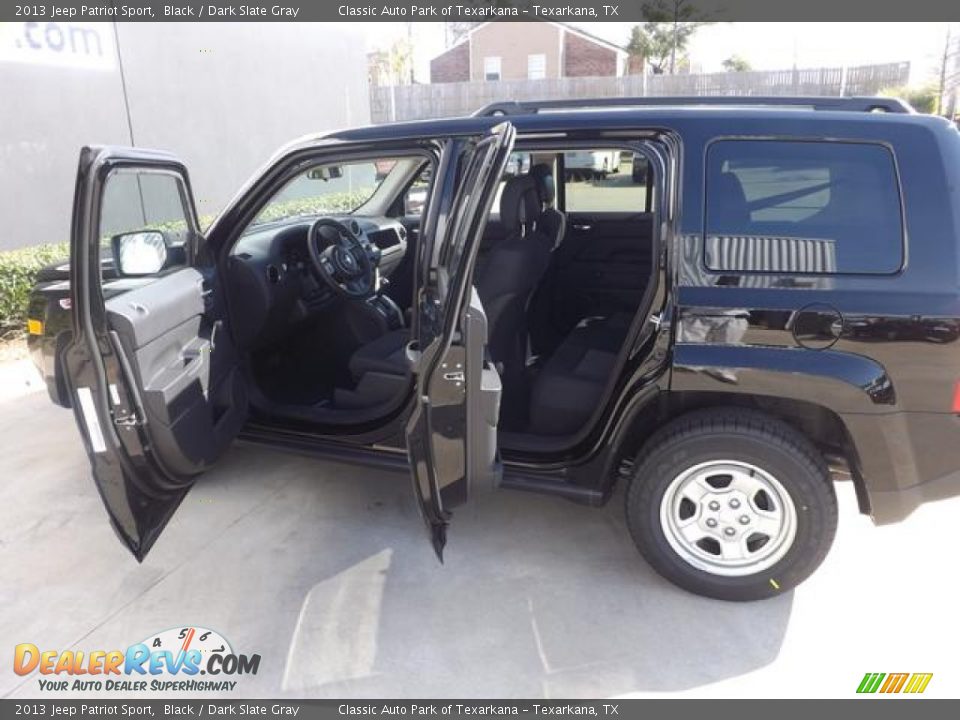 2013 Jeep Patriot Sport Black / Dark Slate Gray Photo #9