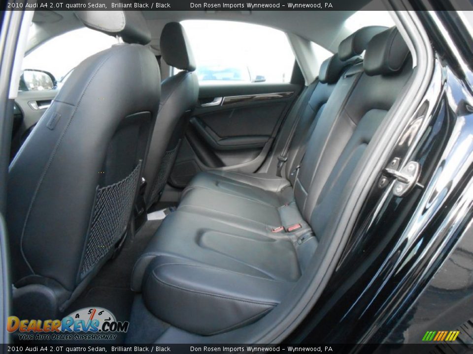 2010 Audi A4 2.0T quattro Sedan Brilliant Black / Black Photo #17