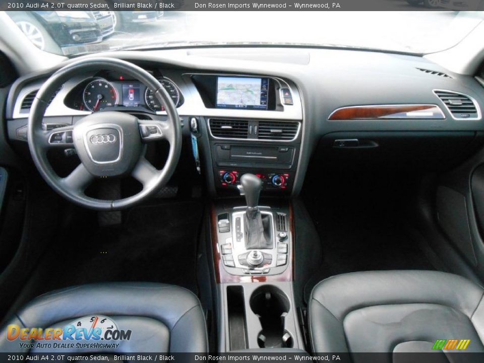 2010 Audi A4 2.0T quattro Sedan Brilliant Black / Black Photo #18