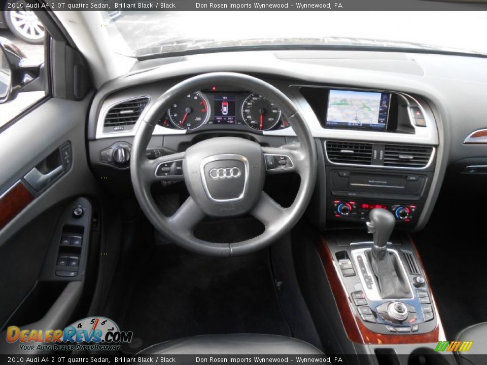 2010 Audi A4 2.0T quattro Sedan Brilliant Black / Black Photo #19
