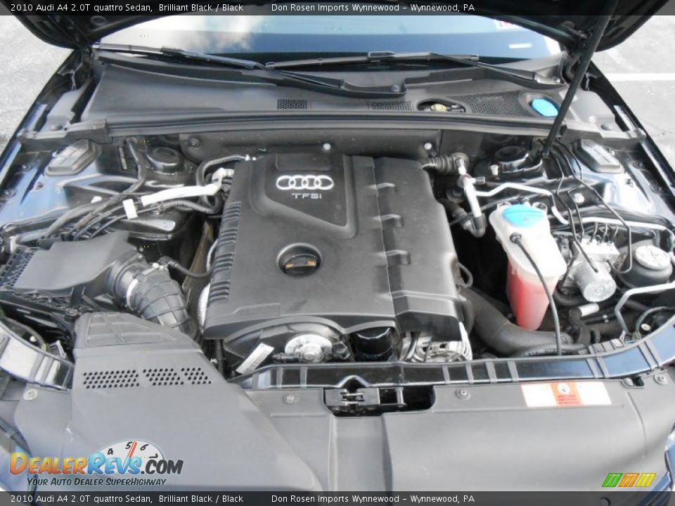 2010 Audi A4 2.0T quattro Sedan Brilliant Black / Black Photo #20