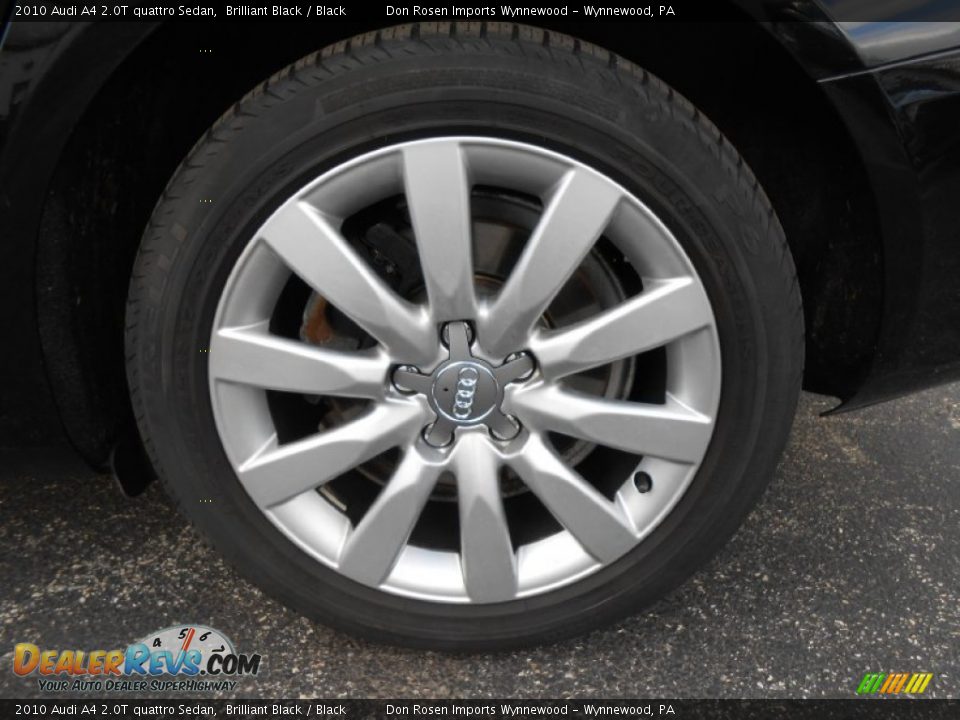 2010 Audi A4 2.0T quattro Sedan Brilliant Black / Black Photo #22