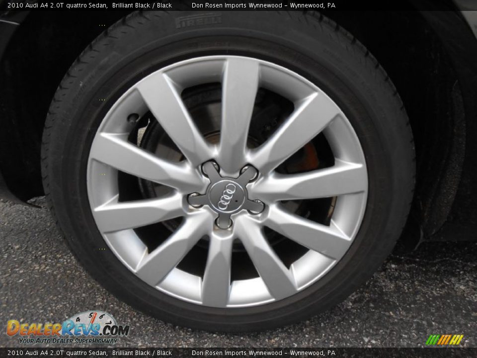 2010 Audi A4 2.0T quattro Sedan Brilliant Black / Black Photo #23
