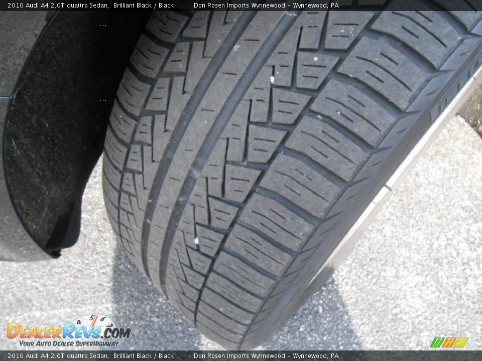 2010 Audi A4 2.0T quattro Sedan Brilliant Black / Black Photo #25