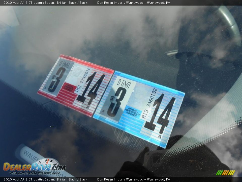 2010 Audi A4 2.0T quattro Sedan Brilliant Black / Black Photo #26