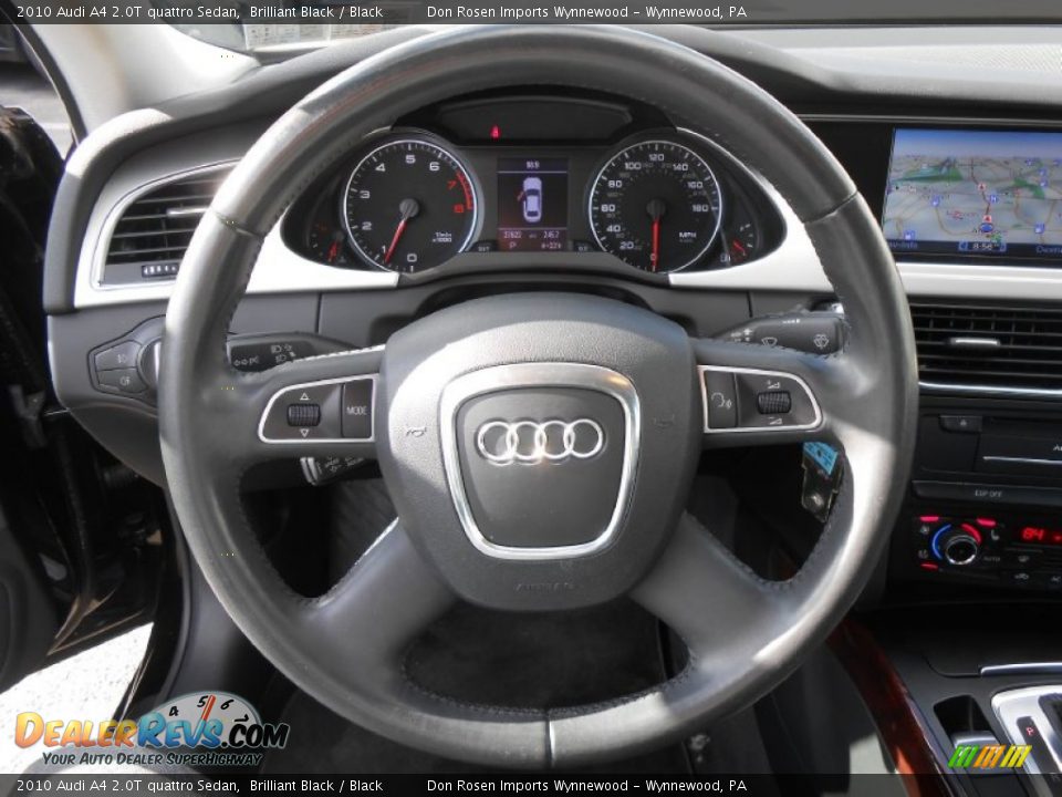 2010 Audi A4 2.0T quattro Sedan Brilliant Black / Black Photo #29