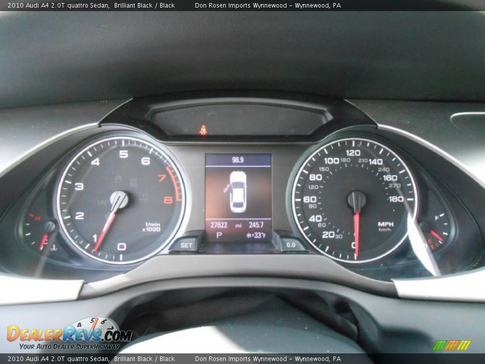2010 Audi A4 2.0T quattro Sedan Brilliant Black / Black Photo #30