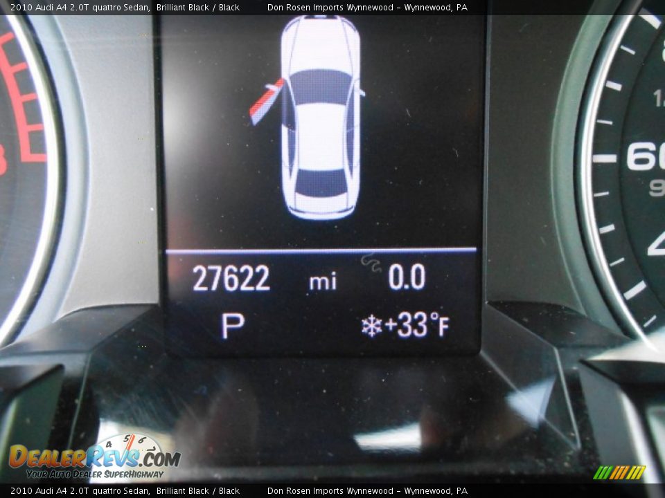 2010 Audi A4 2.0T quattro Sedan Brilliant Black / Black Photo #31