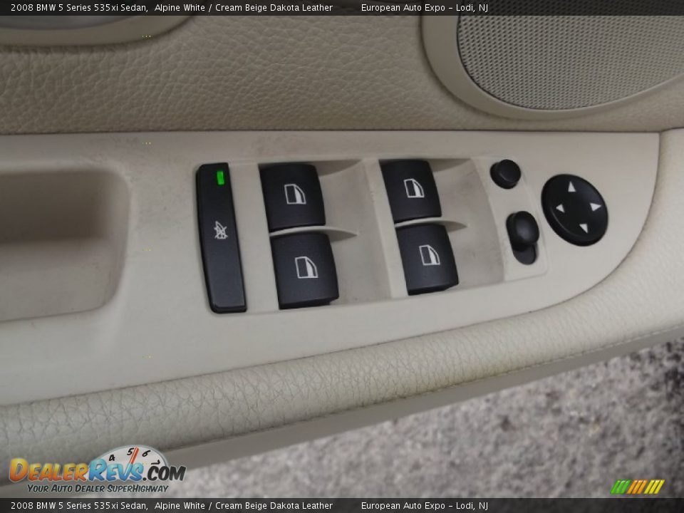2008 BMW 5 Series 535xi Sedan Alpine White / Cream Beige Dakota Leather Photo #21