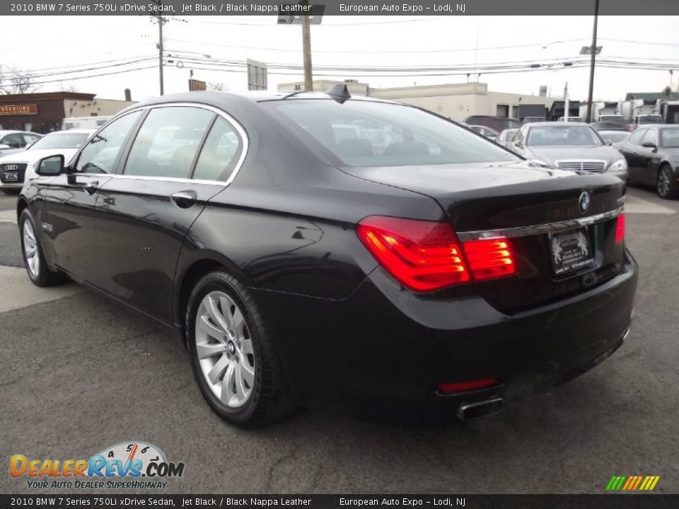 2010 BMW 7 Series 750Li xDrive Sedan Jet Black / Black Nappa Leather Photo #3