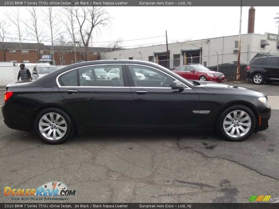 2010 BMW 7 Series 750Li xDrive Sedan Jet Black / Black Nappa Leather Photo #6