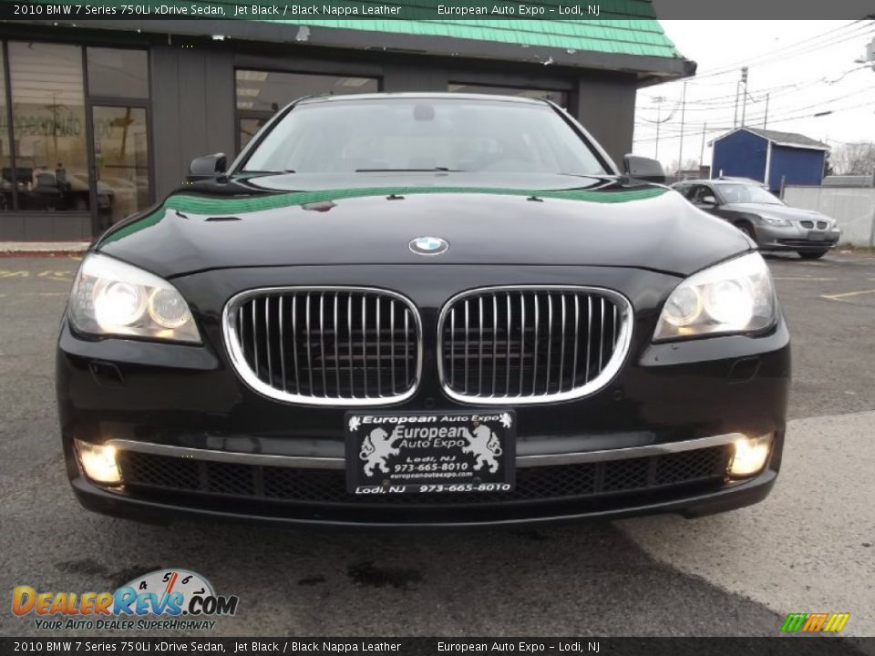 2010 BMW 7 Series 750Li xDrive Sedan Jet Black / Black Nappa Leather Photo #7