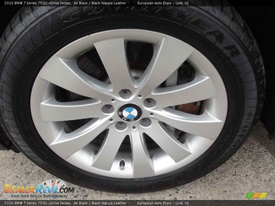 2010 BMW 7 Series 750Li xDrive Sedan Jet Black / Black Nappa Leather Photo #9