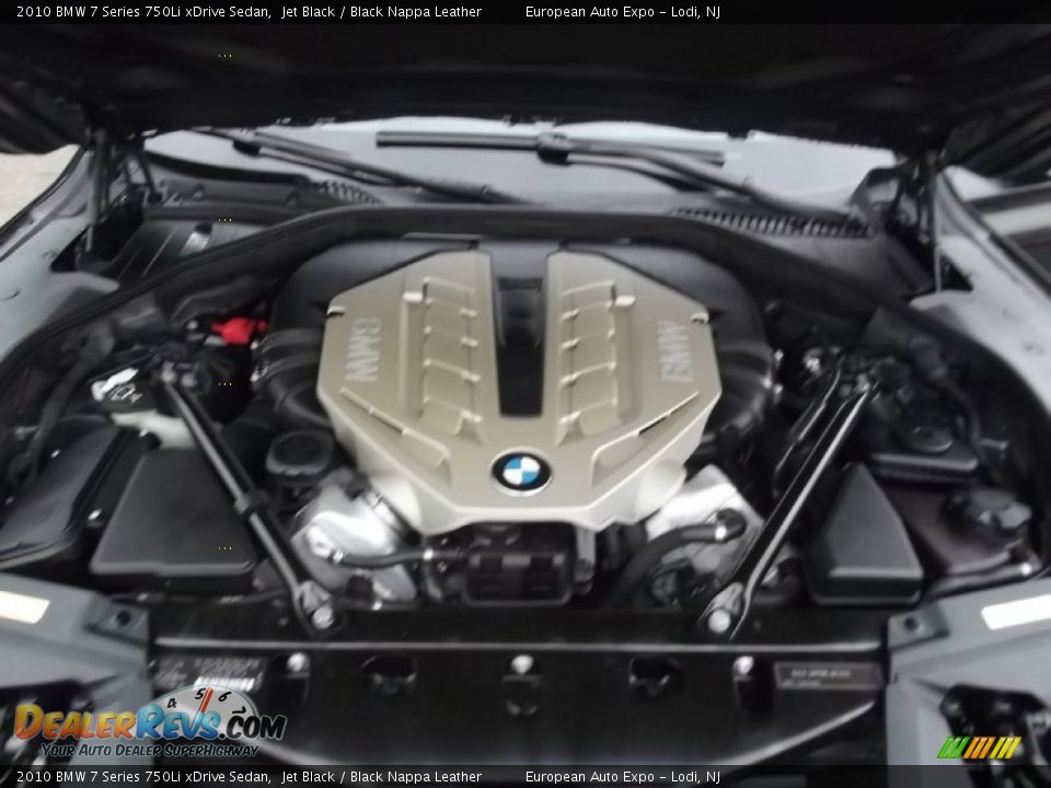 2010 BMW 7 Series 750Li xDrive Sedan Jet Black / Black Nappa Leather Photo #11