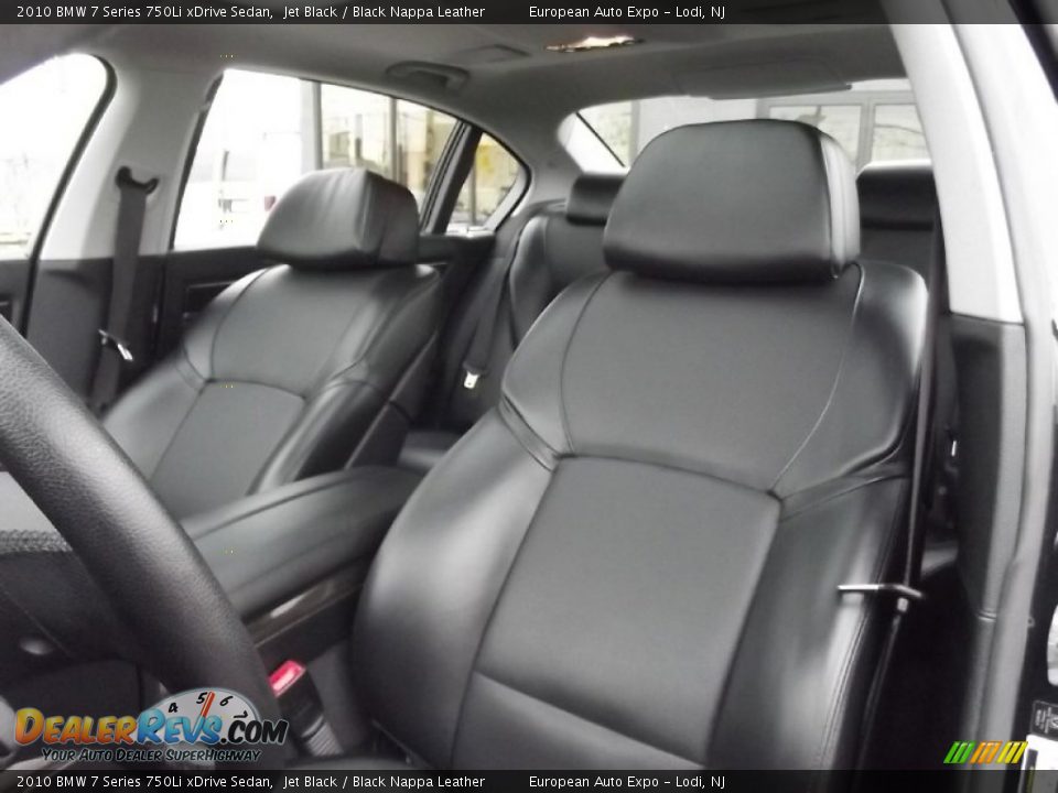 2010 BMW 7 Series 750Li xDrive Sedan Jet Black / Black Nappa Leather Photo #13