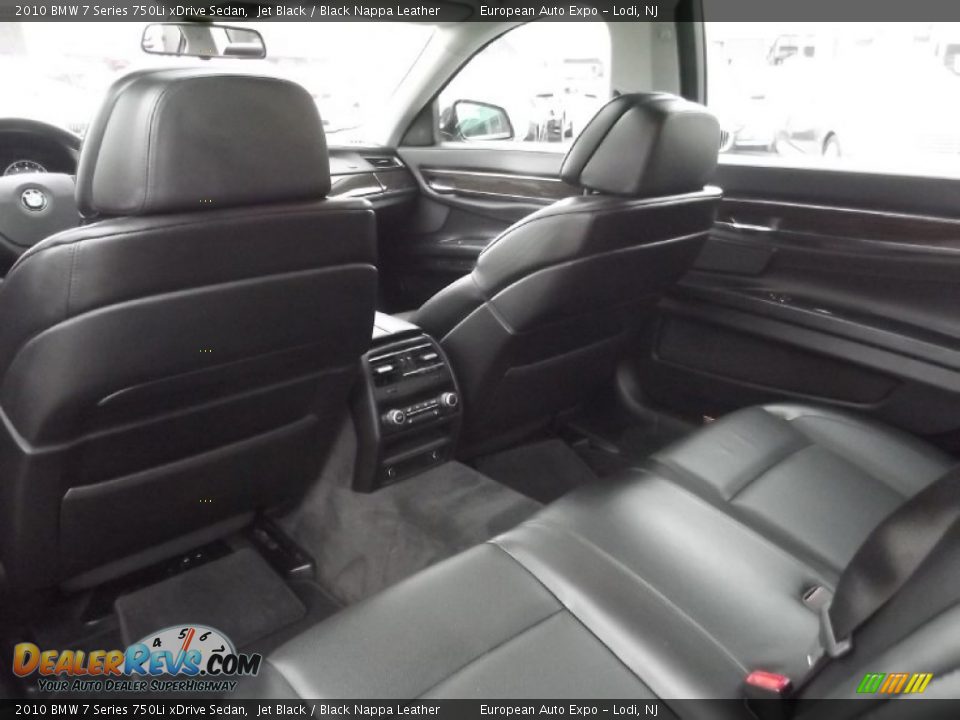 2010 BMW 7 Series 750Li xDrive Sedan Jet Black / Black Nappa Leather Photo #14