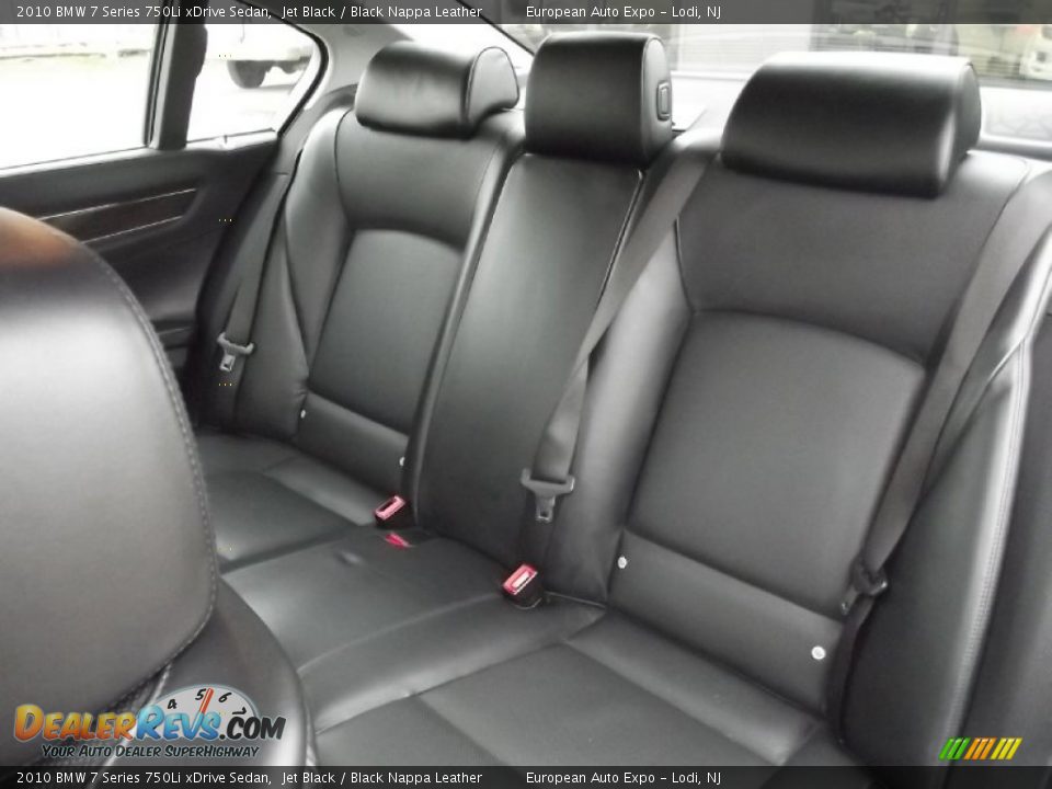 2010 BMW 7 Series 750Li xDrive Sedan Jet Black / Black Nappa Leather Photo #18
