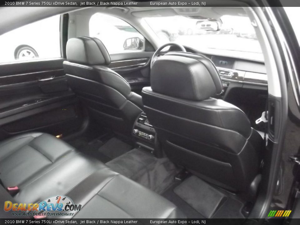2010 BMW 7 Series 750Li xDrive Sedan Jet Black / Black Nappa Leather Photo #19