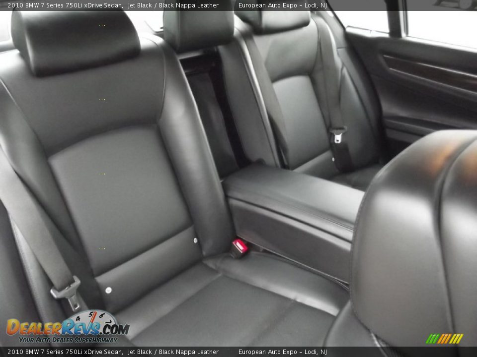 2010 BMW 7 Series 750Li xDrive Sedan Jet Black / Black Nappa Leather Photo #20