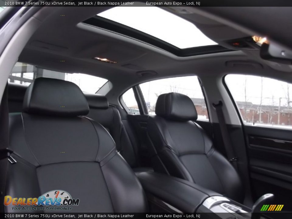 2010 BMW 7 Series 750Li xDrive Sedan Jet Black / Black Nappa Leather Photo #22