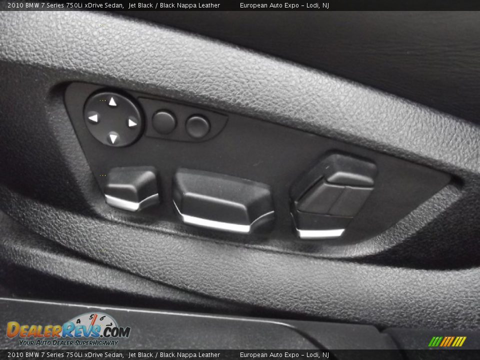 2010 BMW 7 Series 750Li xDrive Sedan Jet Black / Black Nappa Leather Photo #23