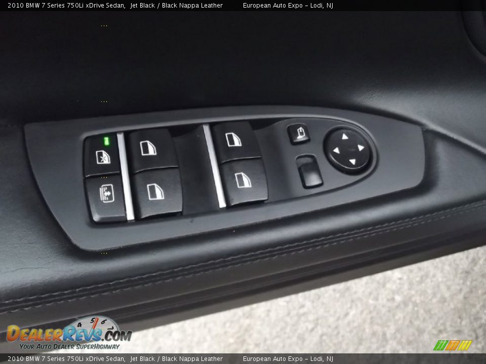 2010 BMW 7 Series 750Li xDrive Sedan Jet Black / Black Nappa Leather Photo #24