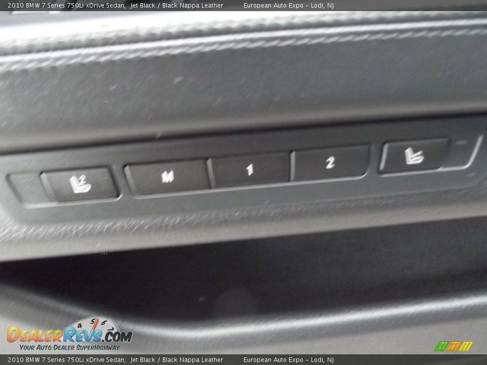 2010 BMW 7 Series 750Li xDrive Sedan Jet Black / Black Nappa Leather Photo #25
