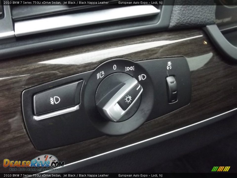 2010 BMW 7 Series 750Li xDrive Sedan Jet Black / Black Nappa Leather Photo #26