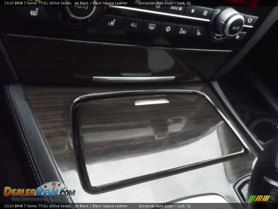 2010 BMW 7 Series 750Li xDrive Sedan Jet Black / Black Nappa Leather Photo #35