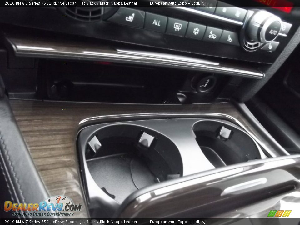 2010 BMW 7 Series 750Li xDrive Sedan Jet Black / Black Nappa Leather Photo #36