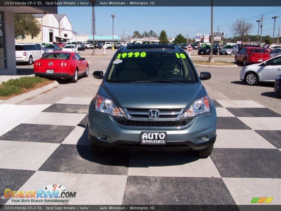 2010 Honda CR-V EX Opal Sage Metallic / Ivory Photo #2
