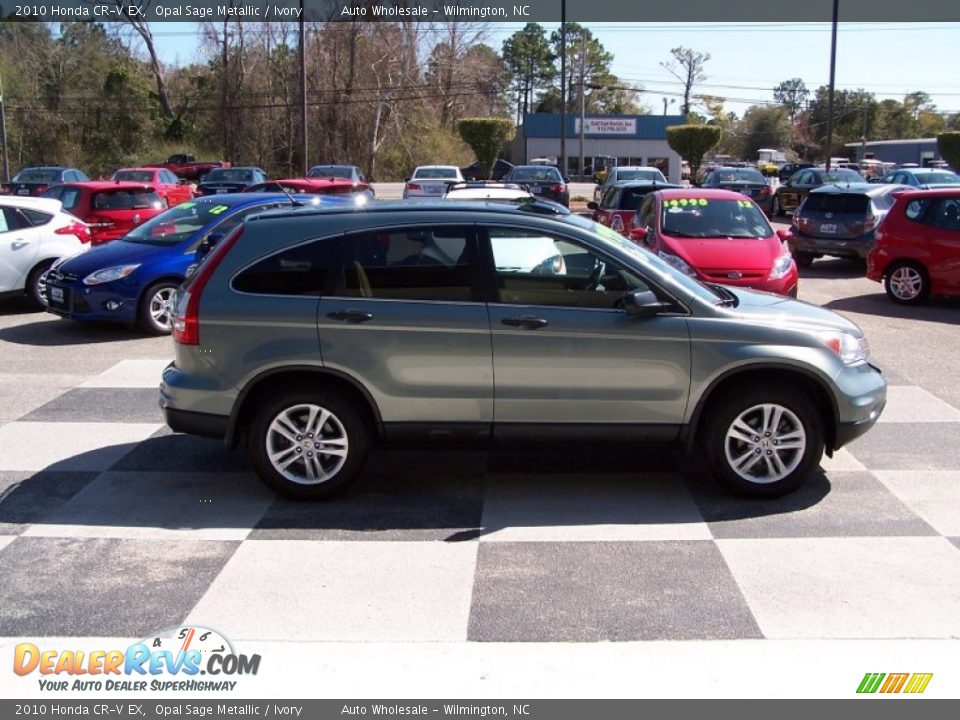 2010 Honda CR-V EX Opal Sage Metallic / Ivory Photo #3