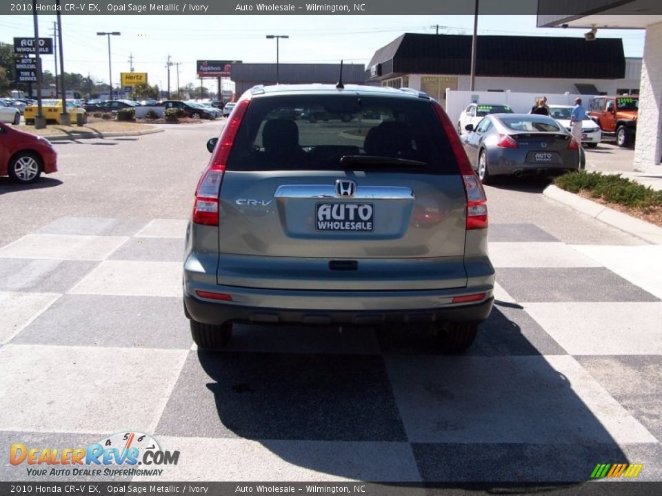 2010 Honda CR-V EX Opal Sage Metallic / Ivory Photo #4
