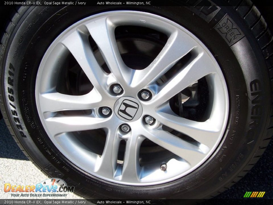 2010 Honda CR-V EX Opal Sage Metallic / Ivory Photo #7