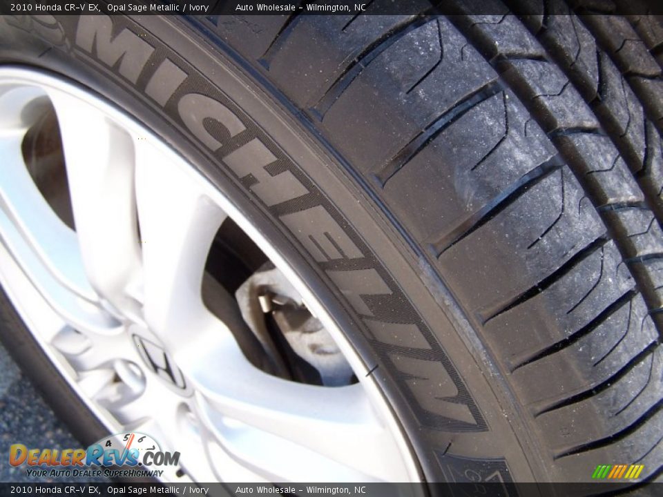 2010 Honda CR-V EX Opal Sage Metallic / Ivory Photo #9