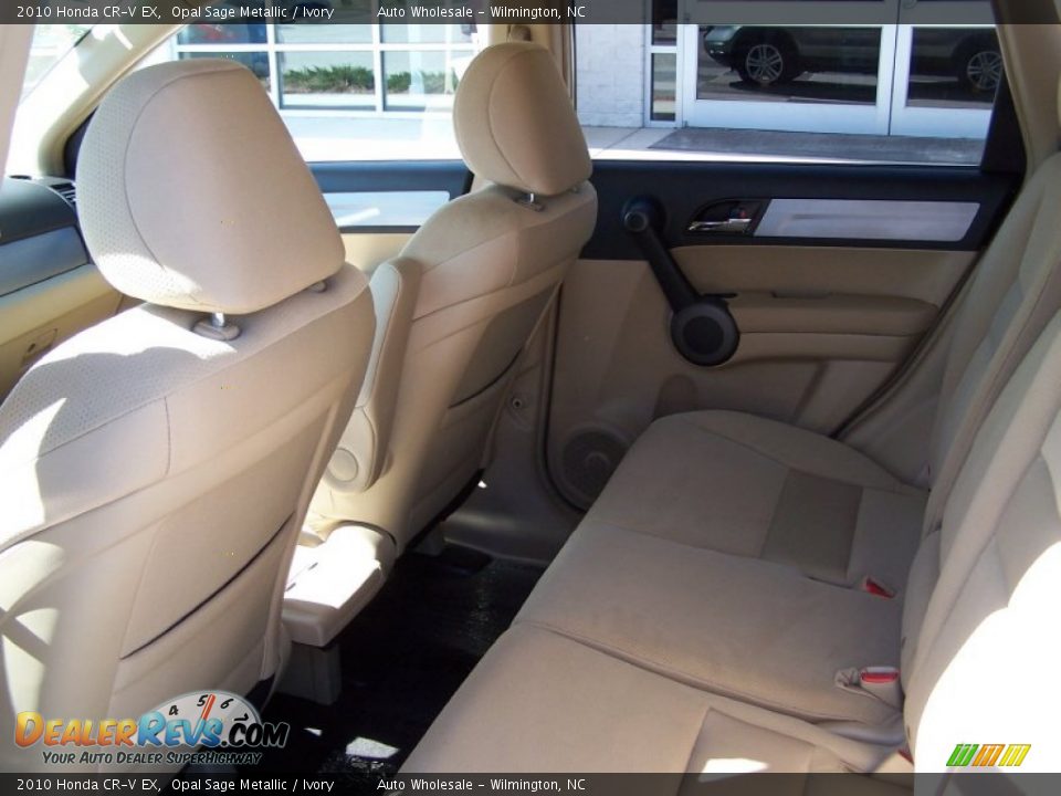 2010 Honda CR-V EX Opal Sage Metallic / Ivory Photo #13